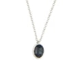 thumbnail image 1 of Collar para Mujer con Cristal Fino Swarovski en forma de Oval Mini– Bañado en Rodio- Collar Elegante y Brillante-Collares de Mujer de Moda- Joyería para Mujer de Moda- Regalo especial Ortiz Espinosa Temporada, 1 of 2