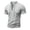 Light Gray, variant on Gaukiv Men's Shirts Lace Up V Neckline Short Sleeve Lightweight Tops Casual Blouses Light Gray L