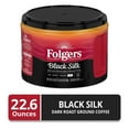 thumbnail image 3 of Folgers Black Silk Ground Coffee, Dark Roast, 22.6 oz Canister, 3 of 11