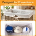 thumbnail image 3 of Seagrass Shelf Basket Lined with White Lining, 3 of 7