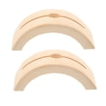 thumbnail image 4 of MRLESS 2 Wood Folding Fan Stands Japanese/Chinese Fan Holders Decorative Display Bases, 4 of 6
