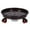 C, variant on BNNG Large Plant Stand 30x30 Black Metal Round Plant Caddy with Lockable Wheels