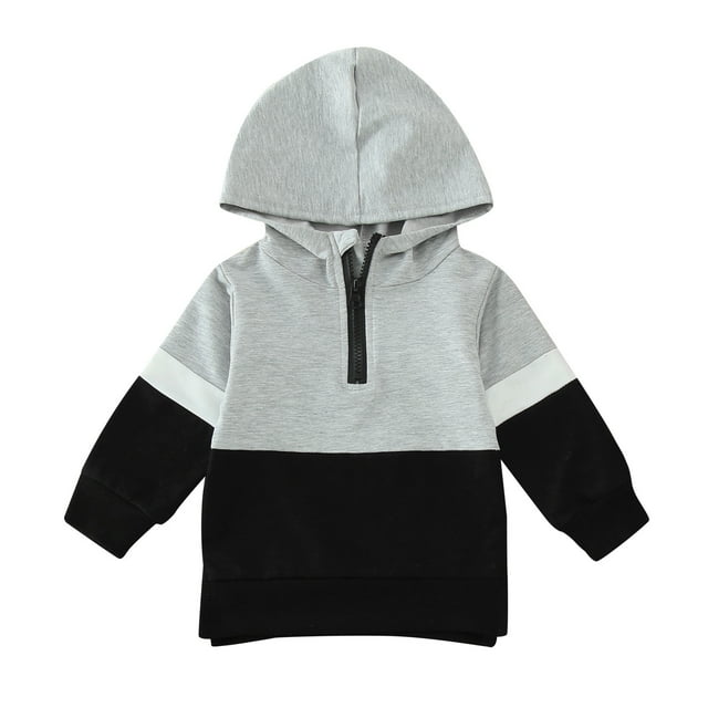 Chandails à Capuchon et Chandails pour Garçons, Tout-Petits, Enfants, Bébé Garçon Fille, Chandail de Sport pour Jour de Match, Chandail à Enfiler à Manches Longues, Haut à Capuche pour l'Automne et l'Hiver, Confort et Style