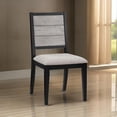 thumbnail image 6 of Elina 23 Inch Dining Chair- Set of 2- Plank Style Back- Gray Polyester, 6 of 6