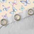 thumbnail image 4 of Feelyou Dreamy Butterfly Child Black Out Curtains, Kawaii Cartoon Animal Curtains Pack of 2 (42x63 Each), Blossoms Flower Floral Bedroom Curtains, Curtains and Drapes Decor, 4 of 6