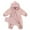 Pink, variant on Baby Boys Romper Jumpsuit Winter Warm Soft Outfit Toddler Casual Playwear Comfortable Outfits Cute Boys Rompers Sizes 6-12 Months