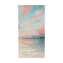 Trademark Fine Art 'Sea Sunset Triptych III' Canvas Art by Grace Popp