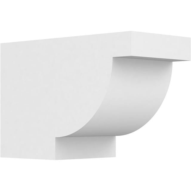 Ekena Millwork RFTP06X08X12ALP 8 x 6 x 12 Po Queue de Chevron en PVC de Qualité Architecturale Standard