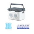 thumbnail image 1 of 21L Large Capacity Cooler Picnic Ice Box Multifunctional Fresh-Keeping Box Portable 2-in-1 Camping Car Cool Box and BT Speaker, 1 of 6