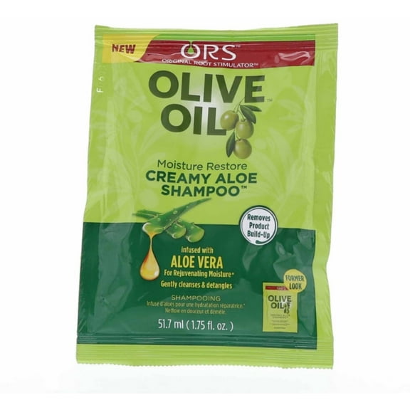 Organic Root Stimulator Olive Oil Creamy Aloe Shampoo, 1.75 oz