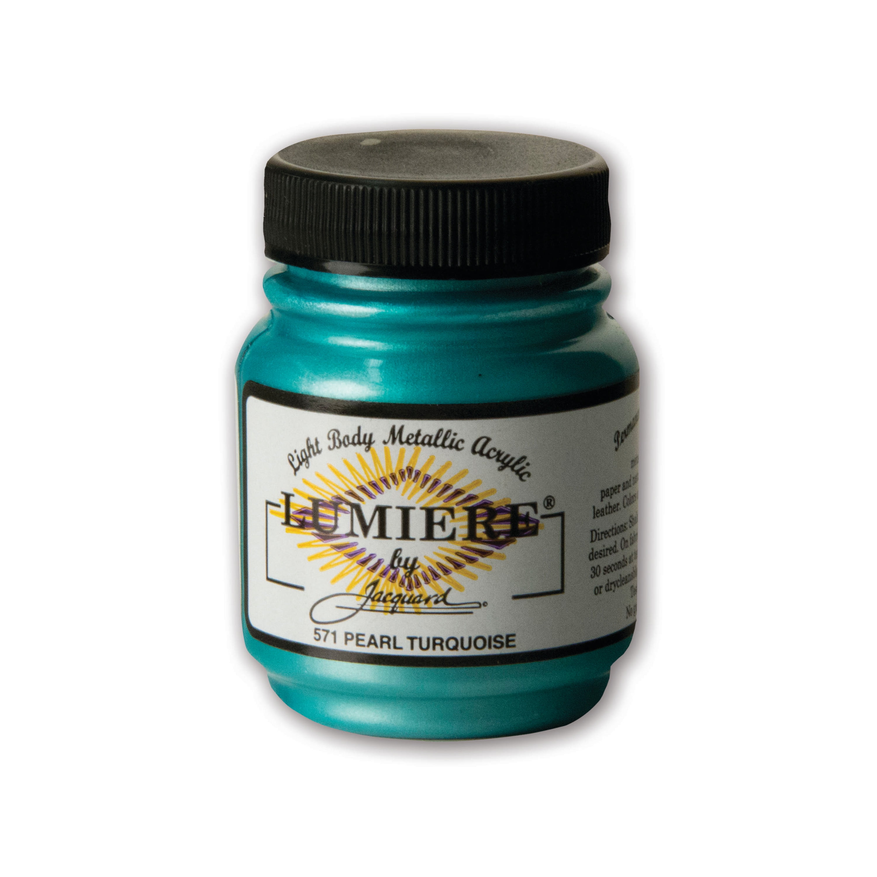 Jacquard Lumiere Acrylic Color, 2.25 oz., Pearlescent Turquoise