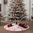 thumbnail image 5 of Salouo Love Rabbit Christmas Tree Skirt 30" Farmhouse Christmas Decorations Snowman Xmas Tree Skirt Tree Mat for Holiday Party Decor, 5 of 8