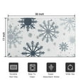 thumbnail image 5 of Blue Christmas Snowflake Pattern Door Rugs,Washable Non Slip Door Mats Indoor,Decorative Door Mats,Entry Mat Indoor for Entrance,Bedroom,Kitchen,Bathroom,17"x30", 5 of 6