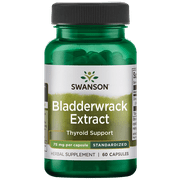 Swanson Bladderwrack Leaves 60 Capsules