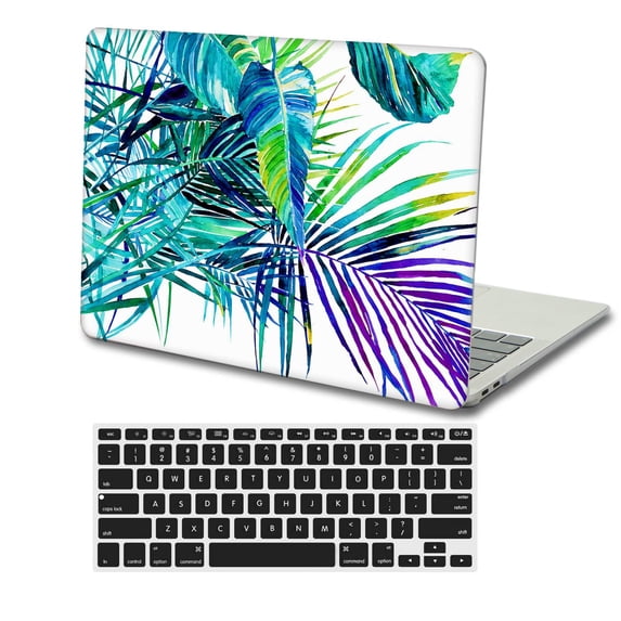 KSK KAISHEK Hard Case Cover Compatible with 2022 - 2016 Rel. Newest MacBook Pro 13" Touch Bar + Black Keyboard Cover Model: A1706 A1708 A1989 A2159 A2251 A2289 A2338 M1 Flowers 178_1