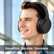 Srhythm Nicecomfort 35 (2nd Gen) Hybrid Noise Cancelling Headphones,Bluetooth 6.0, 5Microphones with ENC, Transparency, Spatial Audio, 140H Playtime, Low Latency, Custom EQ via App