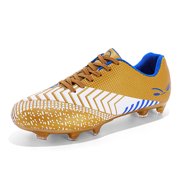 FULORIS Teenager Football Shoes Men Soccer Trainers Cleats Shoes