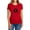 Red, variant on JLA Reverse Flash Women's T Shirt, Royal, Large