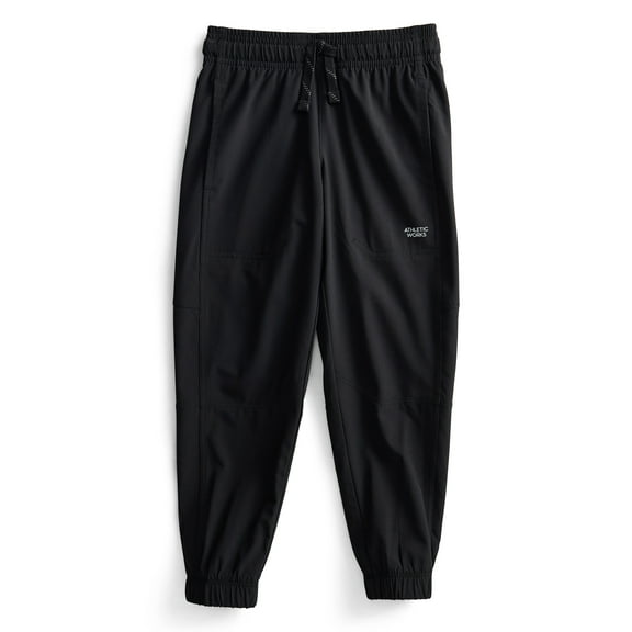 Athletic Works Boys' Stretch Performance Jogger Pants, Sizes 4-18