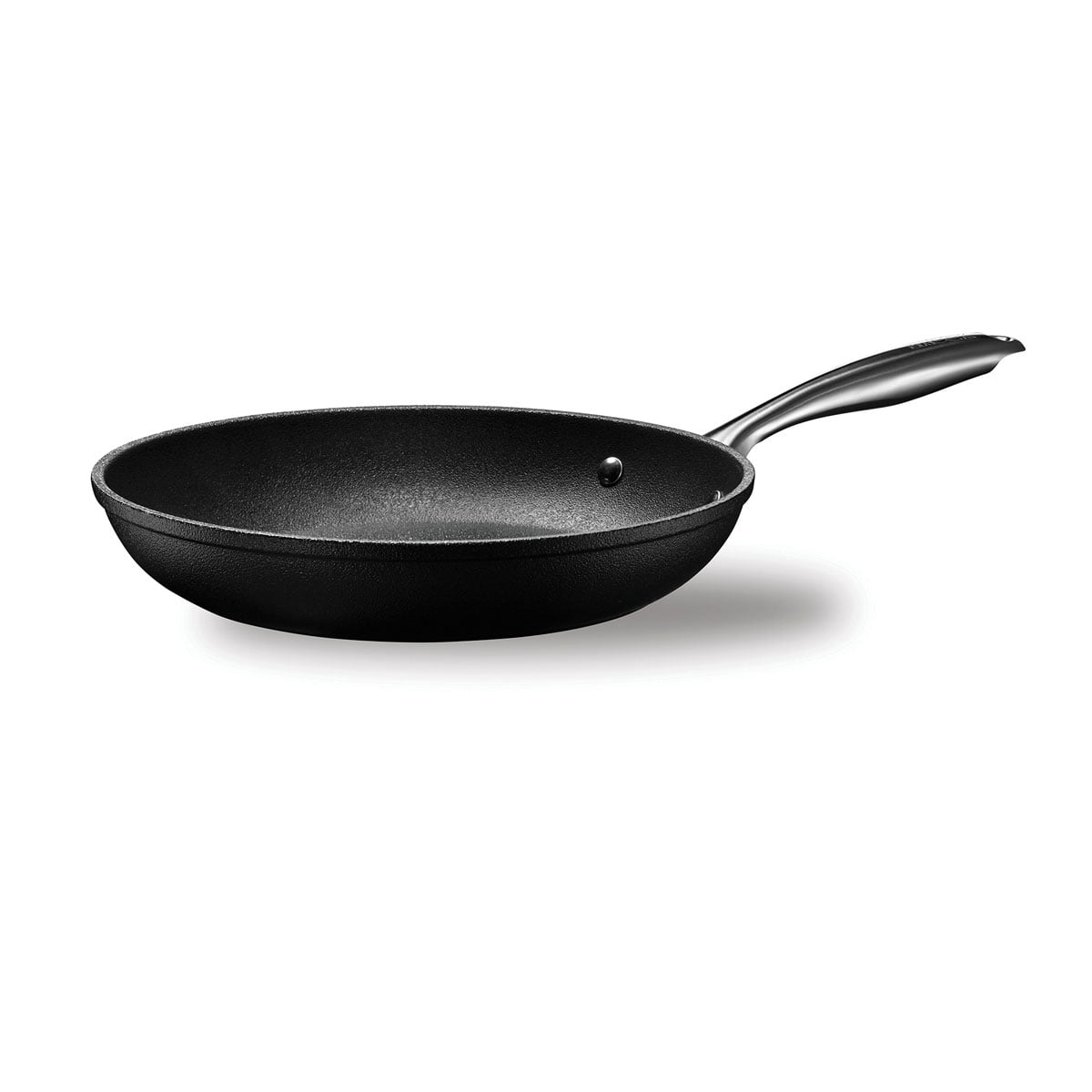 Starfrit The Rock Diamond 24cm (9.5") Non-Stick Fry Pan - Aluminum - Oven Safe - PFOA Free - Easy to Clean - Black