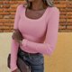 thumbnail image 1 of MKLEKYY Playeras Camiseta Sin Mangas Informal De Moda Para Mujer, Camisetas Con Cuello En V, Camisetas Holgadas Informales Con Mangas De Encaje De Verano Talla XL, 1 of 3