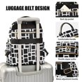 thumbnail image 4 of ALAZA Rectangular Pattern Womens Travel Laptop Backpack Large Daypack Ladies Shoulder Bags M, 4 of 7