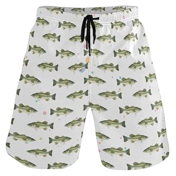 Casual Shorts for Men Summer Stylish Print Bottoms Outdoor Activities Comfortable Versatile Mens Board Shorts Light Gray L