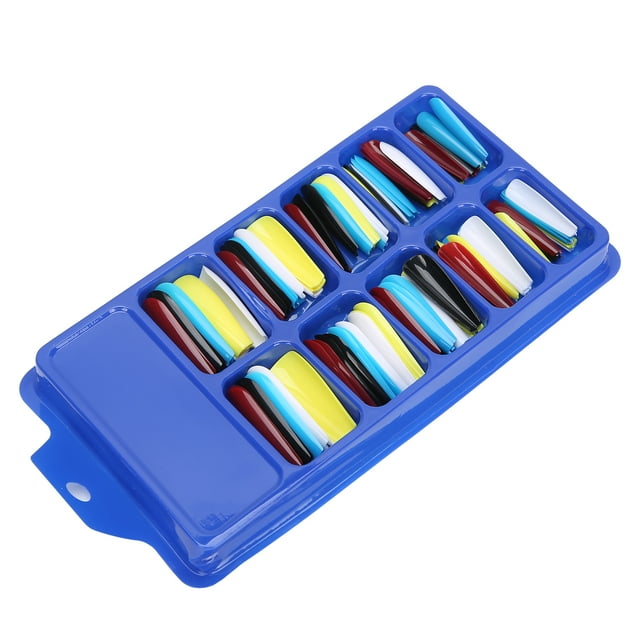 Artificial Nail Tips, Full Coverage Fake Nails ABS For Household 07,08,09,10,11,12,13