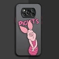 thumbnail image 4 of Funda mate para Xiaomi POCO X4 X3 X2 M4 M3 M2 F4 F3 GT F2 C40 CC9 PRO 4G 5G A3 MIX4 CIVI Funda Shell lindo Pink Piglet Anime, 4 of 5