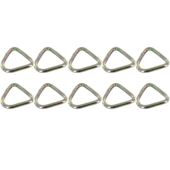 2" Wire D-Ring - 10 Pack