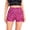 Hot Pink, variant on High Waist Sequin Glitter Shorts for Women A Line Loose Fit Casual Club Party Night Out Rave Wear