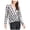 white, variant on I.N.C Womens Velvet Plaid Pullover Blouse, White, X-Large