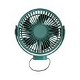 thumbnail image 1 of Inteprter Mini ventilador de mesa, ventilador de escritorio silencioso USB, ventilador pequeño recargable de ángulo ajustable, 4 velocidades para estudio Electrodomésticos Verde Inteprter HA023999-02, 1 of 6