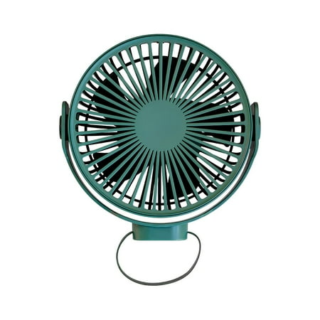 

Mini Fan Table Fan USB Quiet Desk Fan Adjustable Angle Rechargeable Small Fan 4 Speed For Desktop Office Study