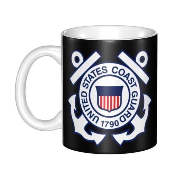US Coast Guard Coffee Mug Novelty Double Color Ceramics Coffee Mugs For Office Home Tea Mug 11oz