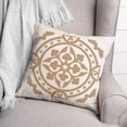 thumbnail image 3 of Creative Products Tan Tile Medallion 18 x 18 Indoor / Outdoor Pillow, 3 of 3