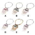 thumbnail image 4 of Jumpingount Mujer hombre aleación borla collar moda collares colgante joyería regalos accesorio cumpleaños club nocturno Bar Ropa, zapatos y accesorios Miscelánea Violeta Jumpingount AP014684-03, 4 of 6