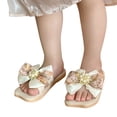 thumbnail image 3 of JUMEYU Kids Beach Slides Girls Baby Girls Sandals Summer Shoes Children Gifts Non-Slip Baby Sandals Cute Slides Size 11(Pink,11 Toddler), 3 of 7