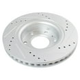 thumbnail image 4 of TRQ Front Performance Brake Rotors Set Premium G-Coated Fits Select 2006-2007 Buick Rainier 2006-2009 Chevrolet Trailblazer GMC Envoy 2006-2008 Isuzu Ascender 2007-2009 Saab 9-7x, 4 of 5