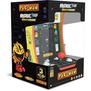 Arcade1Up Pac-Man Countercade - 3 Classic Games, Retro Game Console for Home, Portable Console with 7-Inch Screen, Table-top Video Game for Game Room