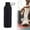 Black, variant on HueCraft Insulated Stainless Water Bottle 24 Oz Vacuum Flask with Lid Double Wall Bottle for Sports and Travel Silicone Collapsible Cup Carved Leaf Cup Multi-color