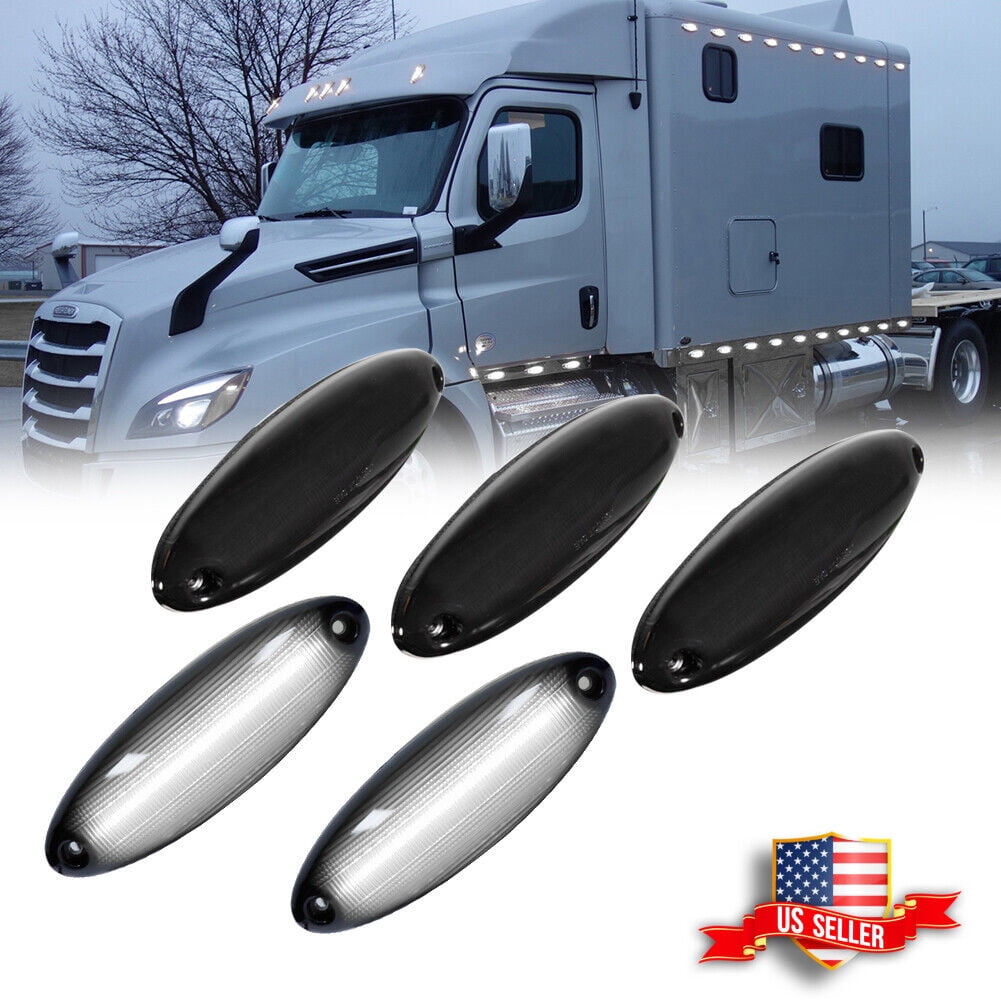 GTINTHEBOX OESpec White LED Raised Roof Clearance Marker Lights For