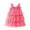 Pink, variant on Girls Tutu Skirt Girl's Special Occasion Party Dress - for Baby, Toddler and Little Girls Watermelon Red 12-18 Months