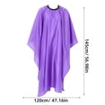 thumbnail image 3 of Waterproof Salon Cape Purple for Beauty Professionals during Bleaching 1Pack, 3 of 6