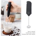 thumbnail image 2 of Electric Milk Frother Handheld with Stand Design Battery Powered Frother Electric Tool for Coffee Electric Whisk Drink Mixer for Lattes, Cappuccino, Frappe, Matcha, Hot Chocolate, 2 of 7
