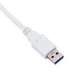 thumbnail image 3 of Display Graphic Adapter Converter Cable Adapter Silver Alloy, Pvc Usb 3.0 To  Converter Cable Display Graphic Adapter For Pc Hd 1080P White, 3 of 8