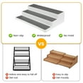 thumbnail image 5 of BEAMNOVA 2 Pcs Spice Rack Organizer, 3-Tier Non-Skid Seasoning Storage Shelf for Kitchen Pantry Cabinet Countertop, 5 of 7