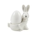 thumbnail image 2 of Conejito juguetón de cerámica de Pascua para decoración del hogar, escritorio, dormitorio, manualidades, adorno, 2 of 5