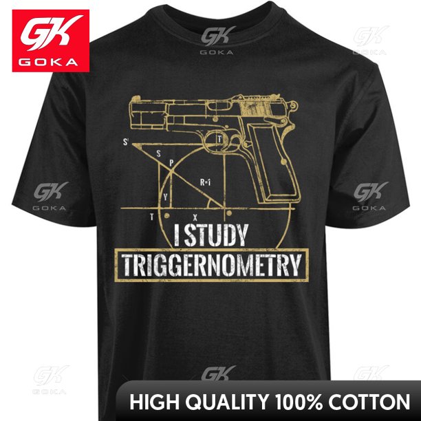 Camisetas con gráficos I Study Triggernometry ropa para hombre camisetas de algodón para mujer Camiseta estampada ropa Y2K camiseta divertida bonita