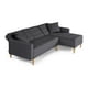 thumbnail image 5 of Sala Modular Reversible Makora Kendall Con Memory Foam, Color Gris Oxford, Lino Respaldo Reclinable De 3 posiciones., 5 of 10
